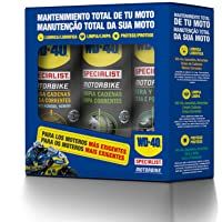 WD-40 34553 Total de Moto en Ambiente Húmedo Specialist Motorbike Spray- 400mL- Caja de 3